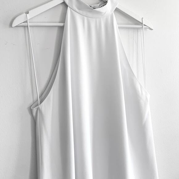 Alice + Olivia White Susanna Swing Dress - Picture 10 of 13